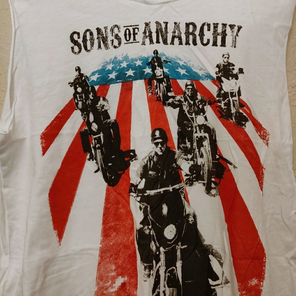 Sons of Anarchy Cutoff Tank Top - Picture 2 of 2